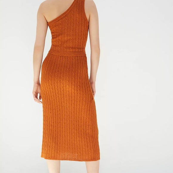 Anthropologie Current Air Ribbed Knit Skirt Set; NWT - Picture 2 of 5